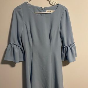 Blue Tulip Sleeve Dress